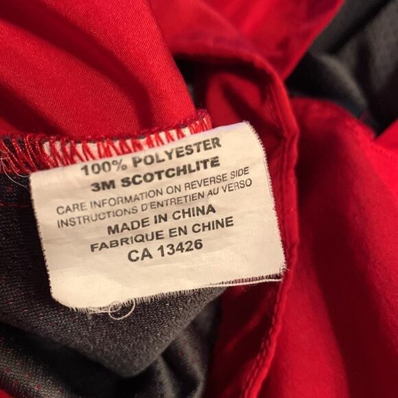 Sugio Country Music Windbreaker/ Vest Size Large Red - Picture 9 of 11